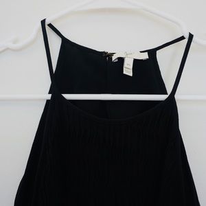 Joie silk black halter tank